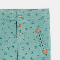 بنطال قطني مطبوع عليه دبدوب...